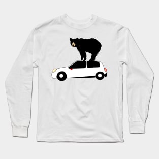 bear and car Long Sleeve T-Shirt